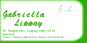 gabriella lippay business card